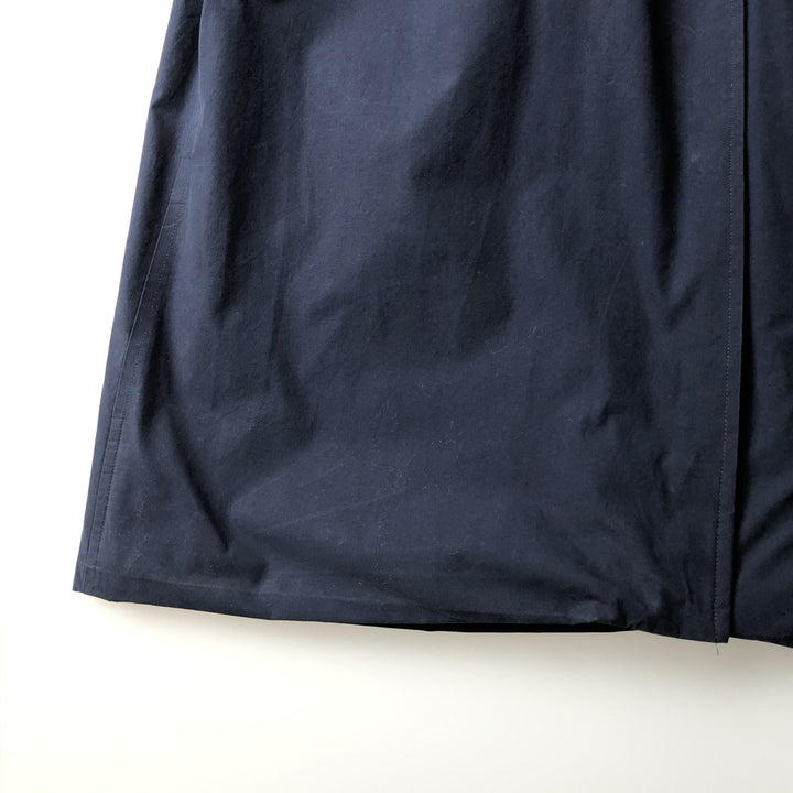 Burberry's Balmacaan Coat, Made in England, Men's Size L cotton navy blue type Vintage Second Hand