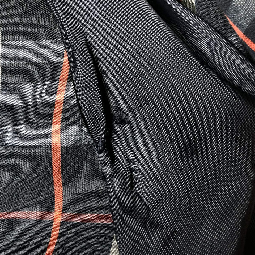 Burberry's Balmacaan Coat, Made in England, Men's Size L cotton navy blue type Vintage Second Hand