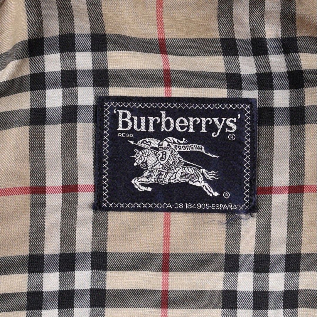 Burberry's Balmacaan coat, men's size L unclear Beige type Vintage Second Hand
