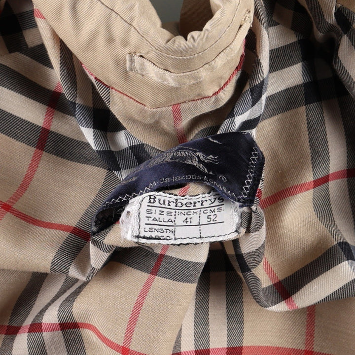 Burberry's Balmacaan coat, men's size L unclear Beige type Vintage Second Hand