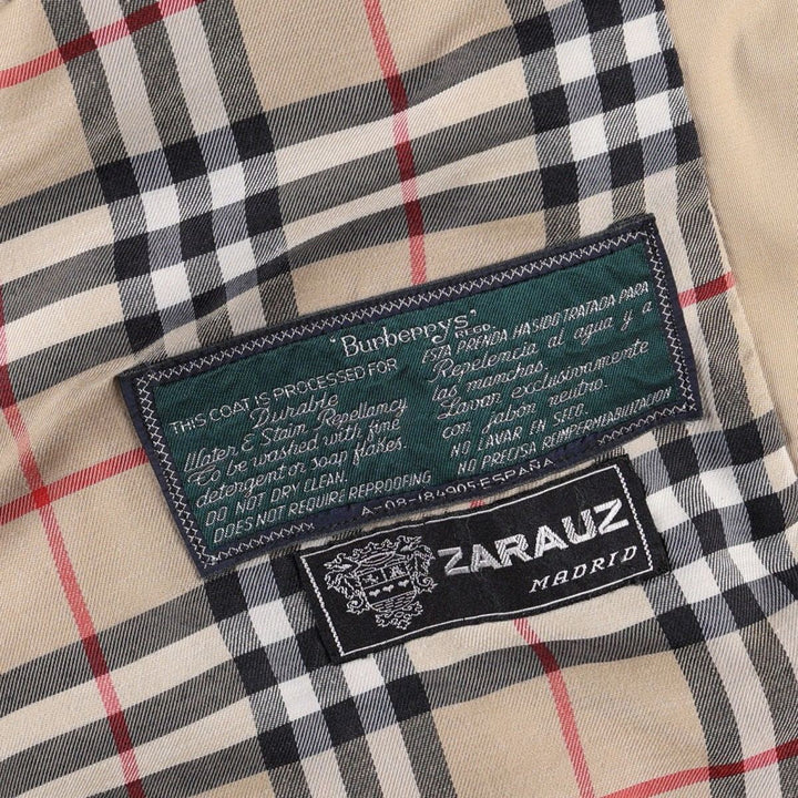 Burberry's Balmacaan coat, men's size L unclear Beige type Vintage Second Hand