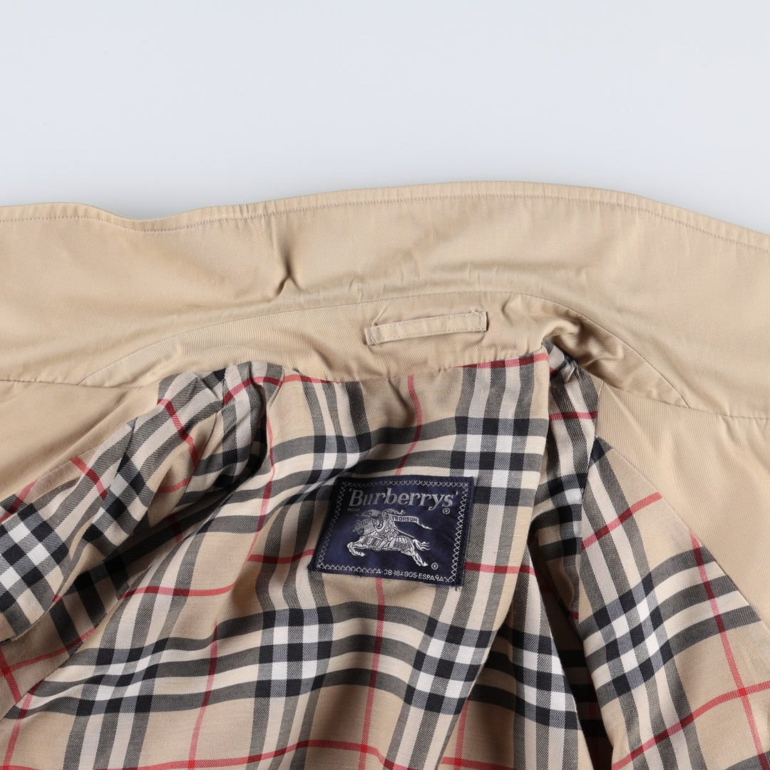 Burberry's Balmacaan coat, men's size L unclear Beige type Vintage Second Hand