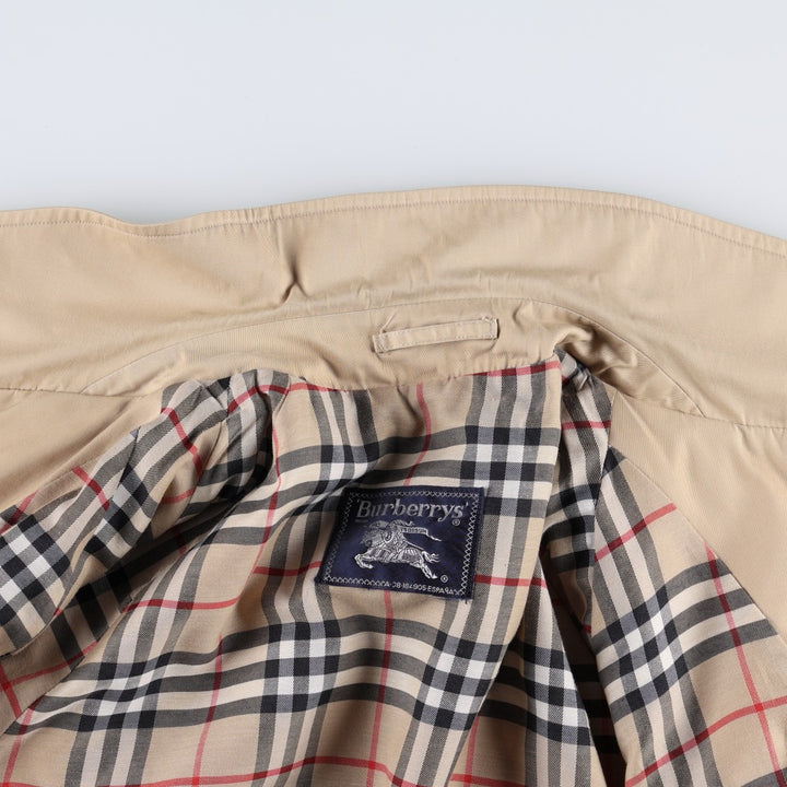 Burberry's Balmacaan coat, men's size L unclear Beige type Vintage Second Hand