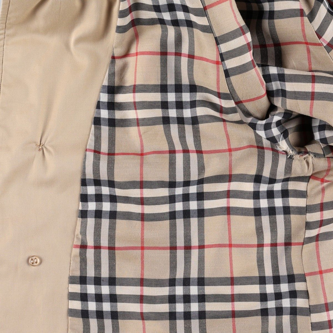 Burberry's Balmacaan coat, men's size L unclear Beige type Vintage Second Hand