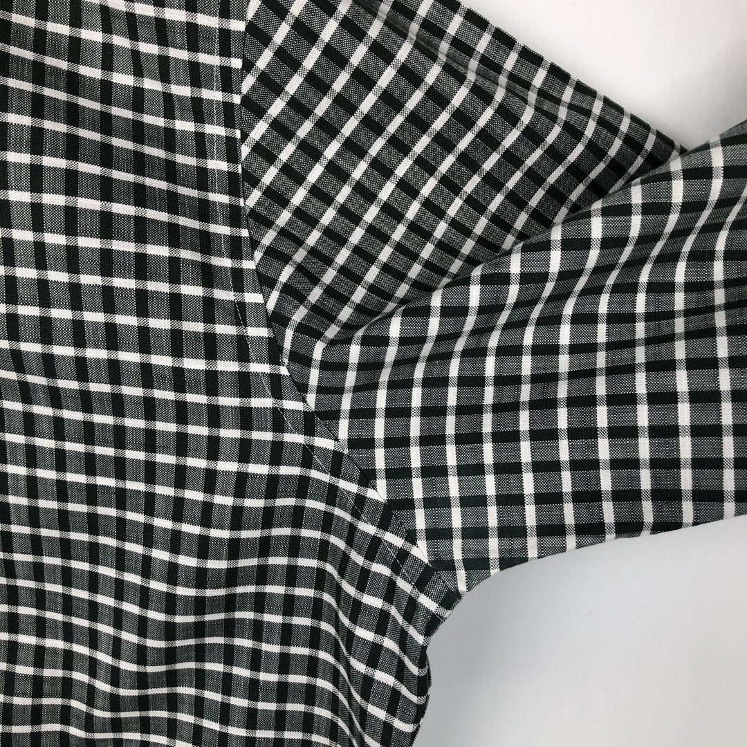 Brooks Brothers Est.1818 Long Sleeve Button-Down Check Shirt, Men's XL Supima Cotton Green type dark green Vintage Second Hand
