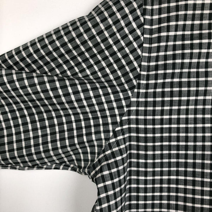 Brooks Brothers Est.1818 Long Sleeve Button-Down Check Shirt, Men's XL Supima Cotton Green type dark green Vintage Second Hand