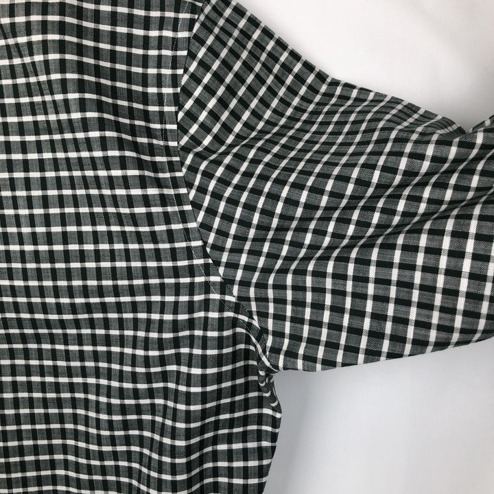 Brooks Brothers Est.1818 Long Sleeve Button-Down Check Shirt, Men's XL Supima Cotton Green type dark green Vintage Second Hand