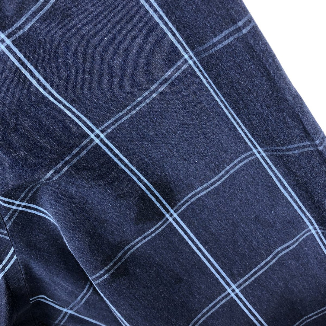 Brooks Brothers Est.1818 REGENT Long Sleeve Button-Down Check Shirt Men's XL Supima Cotton navy blue type Vintage Second Hand