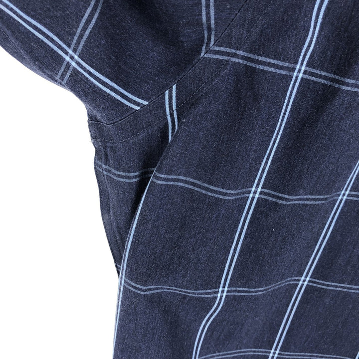 Brooks Brothers Est.1818 REGENT Long Sleeve Button-Down Check Shirt Men's XL Supima Cotton navy blue type Vintage Second Hand