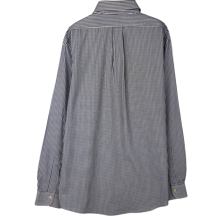 Brooks Brothers Est.1818 REGENT Long Sleeve Button-Down Striped Shirt, Men's Size L Supima Cotton white type Vintage Second Hand