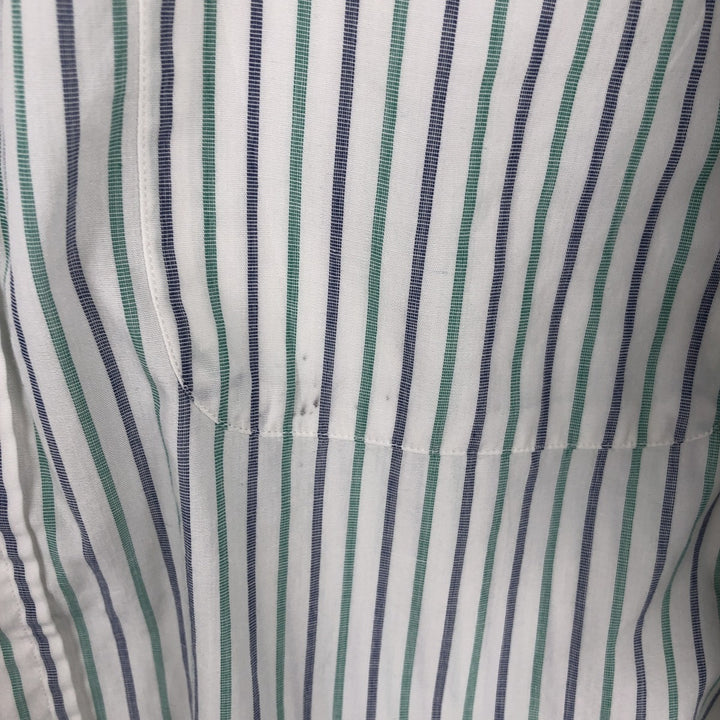 Brooks Brothers Est.1818 Multi-Stripe Long Sleeve Cotton Striped Shirt Made in USA Men's XL cotton white type Vintage Second Hand