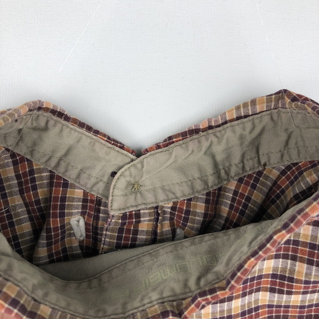 2000'S Columbia XCO Long-Sleeve Button-Down Check Shirt, Men's Size XL (approx.) unclear brown type Vintage Second Hand