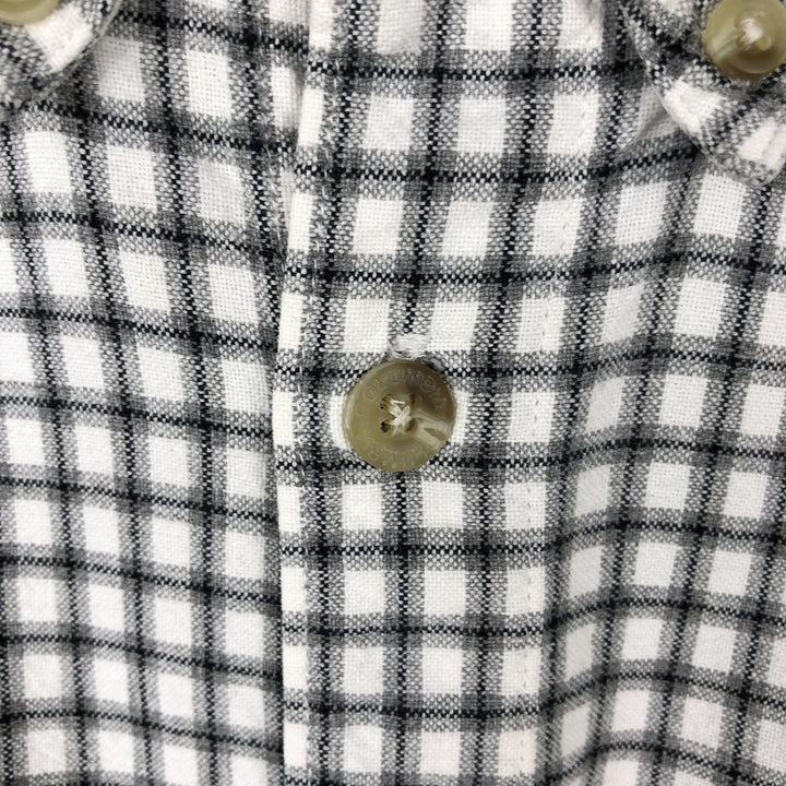 90s-00'S Columbia Long-Sleeve Button-Down Check Shirt, Men's Size L (approx.) cotton white type Vintage Second Hand