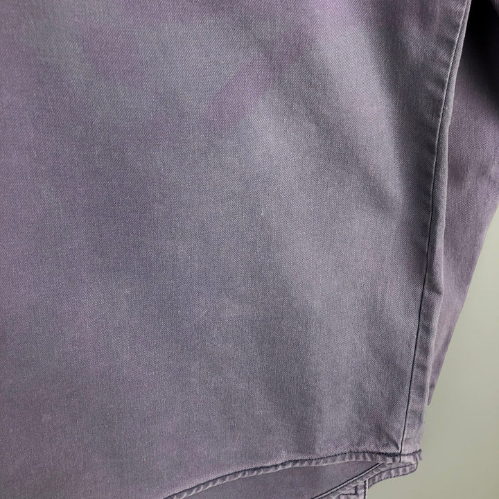 Levi's long sleeve denim shirt, men's size XL cotton purple type Vintage Second Hand
