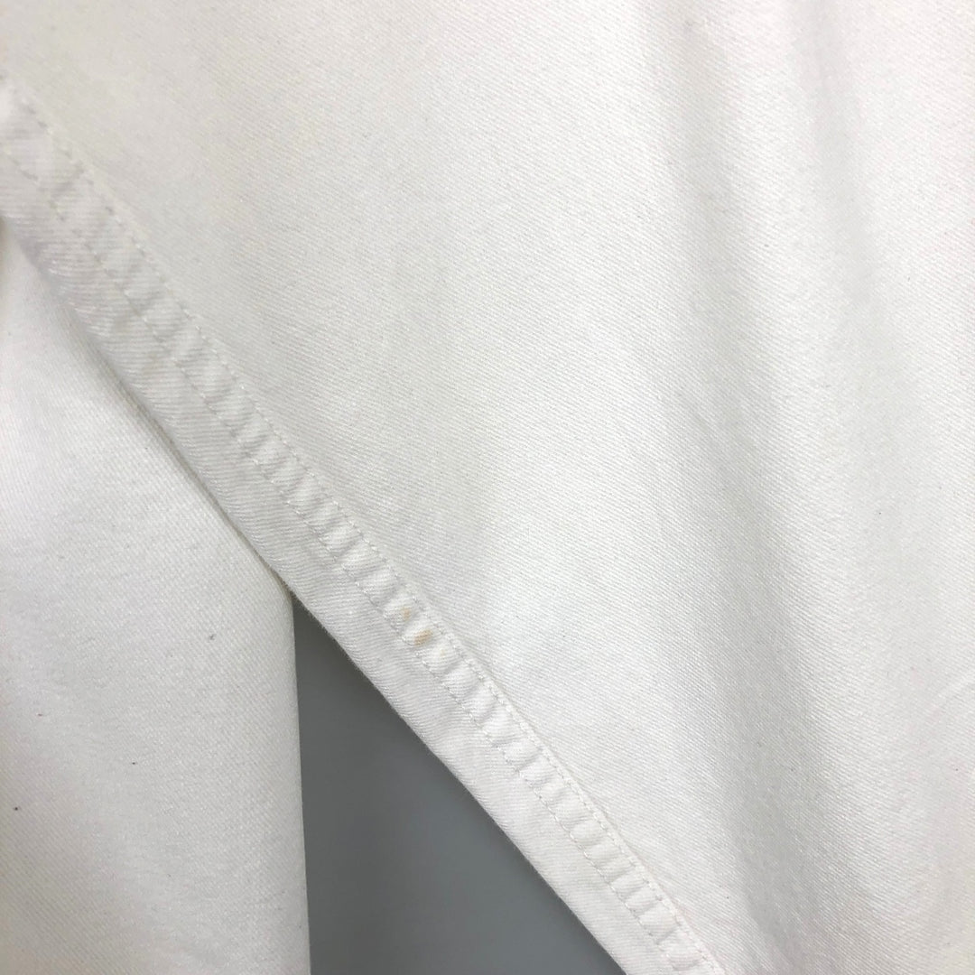 Levi's long-sleeved white denim shirt, men's size L (approx.) cotton pale white type Vintage Second Hand