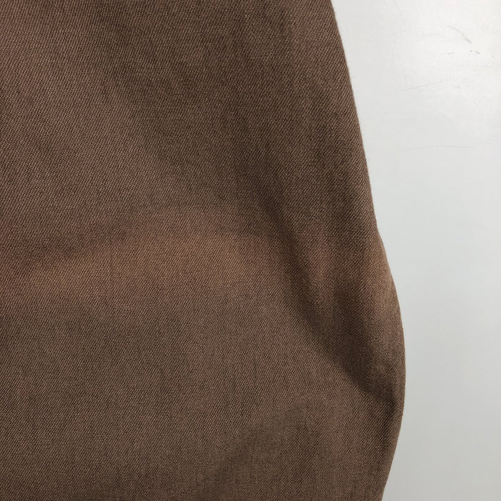 Levi's Red Tab Long Sleeve Denim Shirt, Men's Size Medium cotton brown type Vintage Second Hand