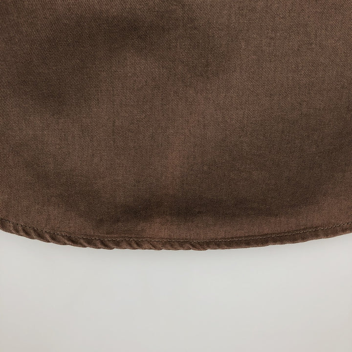 Levi's Red Tab Long Sleeve Denim Shirt, Men's Size Medium cotton brown type Vintage Second Hand