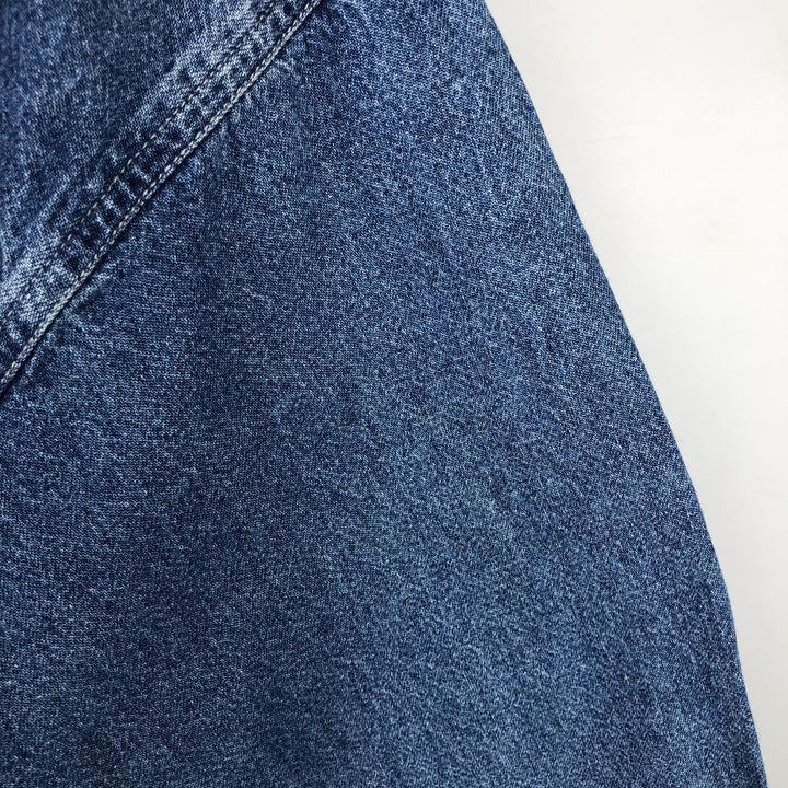 Levi's long sleeve denim shirt, men's size XL cotton blue type Vintage Second Hand