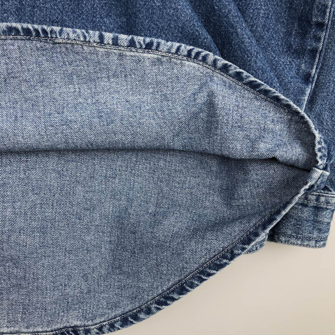 Levi's long sleeve denim shirt, men's size XL cotton blue type Vintage Second Hand