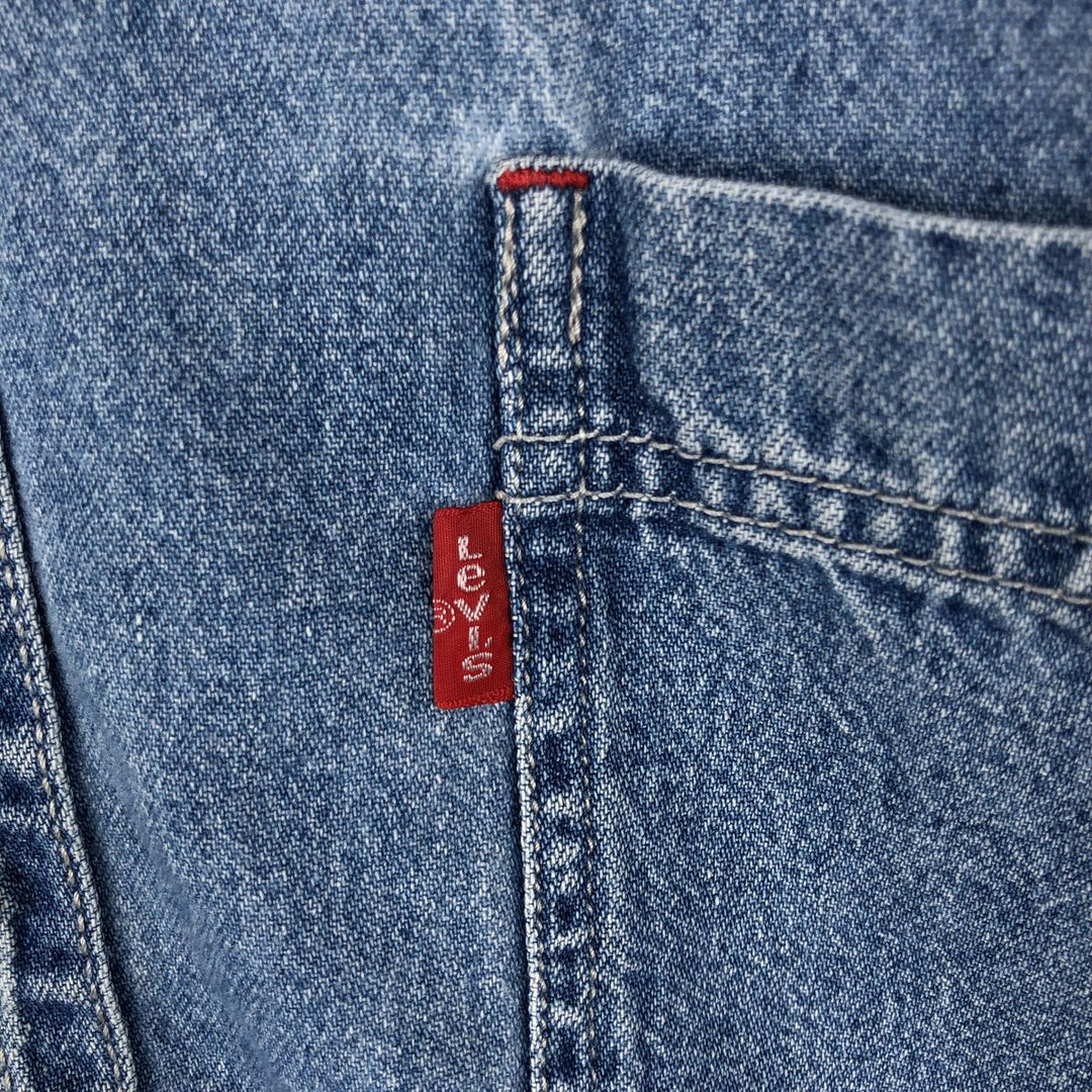 Levi's long sleeve denim shirt, men's size L cotton blue type Vintage Second Hand