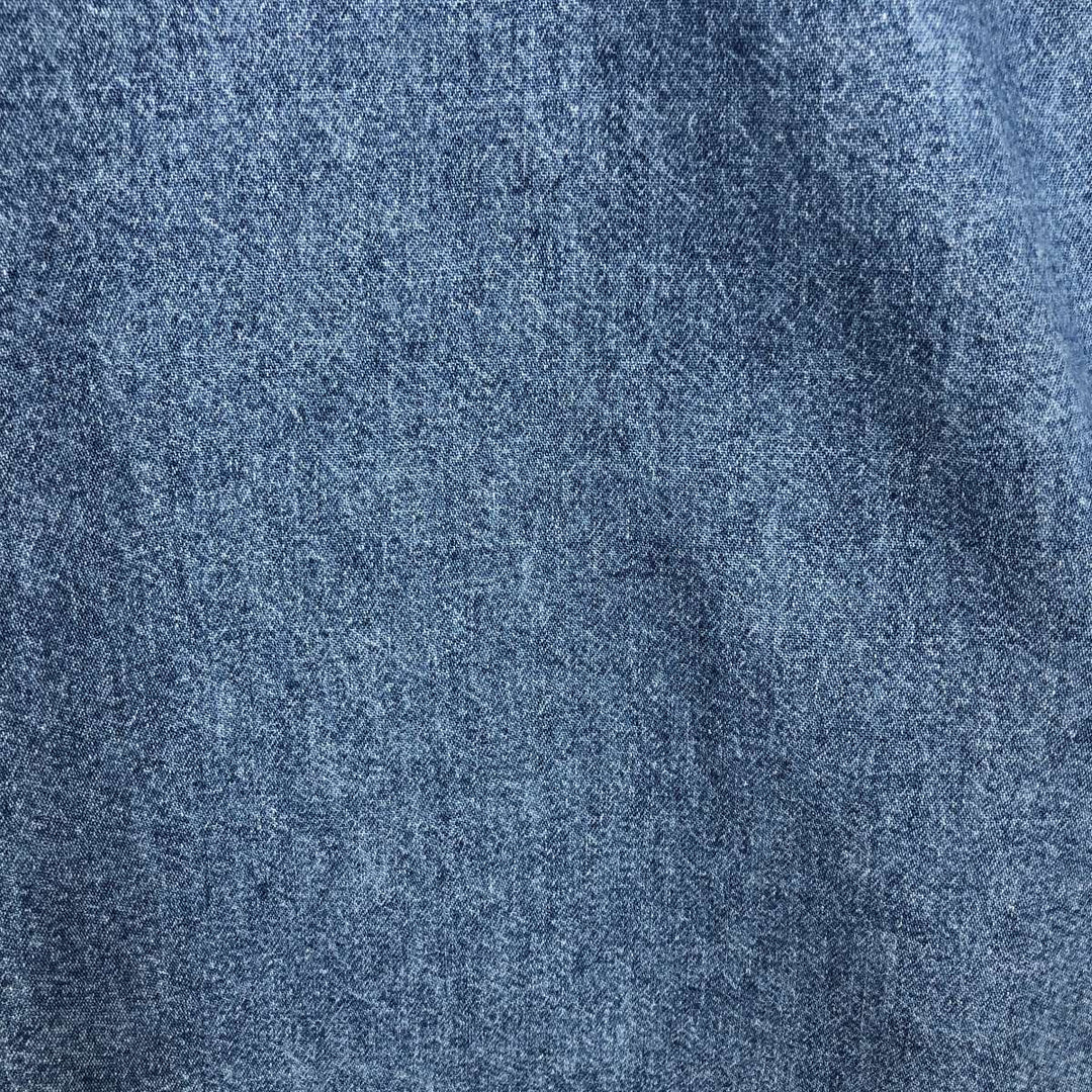 Levi's long sleeve denim shirt, men's size L cotton blue type Vintage Second Hand