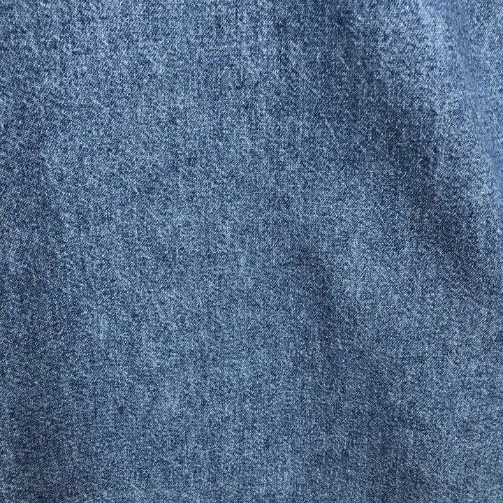 Levi's long sleeve denim shirt, men's size L cotton blue type Vintage Second Hand