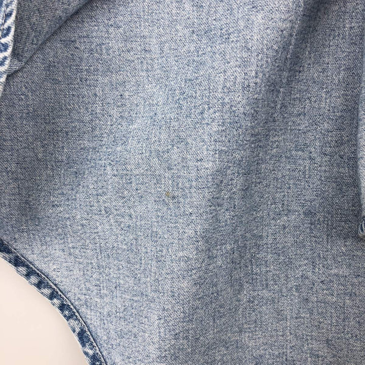 Levi's long sleeve denim shirt, men's size L cotton blue type Vintage Second Hand