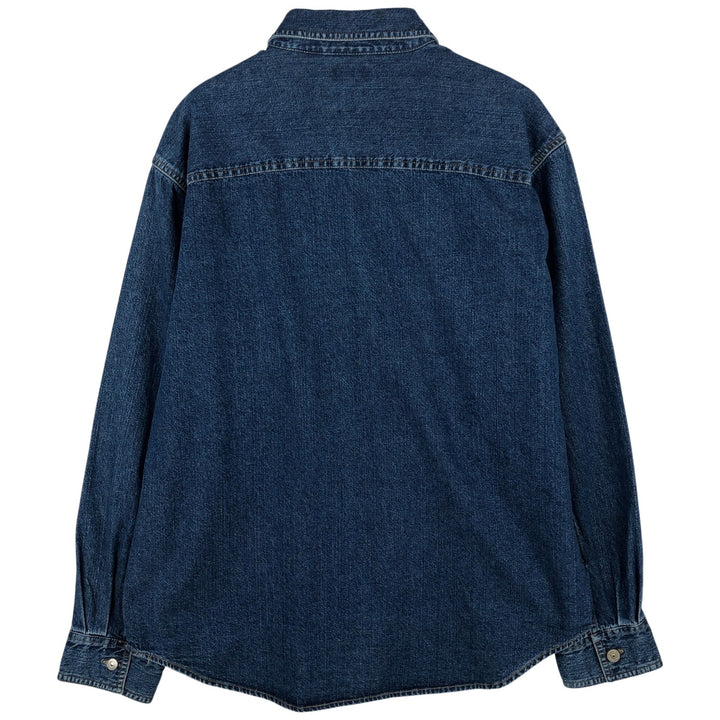 90s-00'S Levi's Jeans Long-Sleeve Denim Shirt, Men's Size L (approx.), Vintage cotton blue type Vintage Second Hand