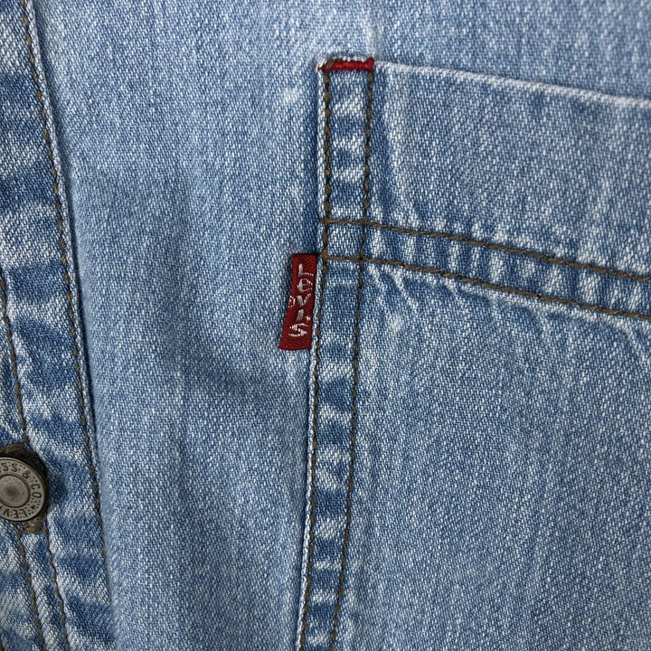 Levi's Red Tab Long Sleeve Denim Shirt, Men's Size XL cotton blue type Vintage Second Hand