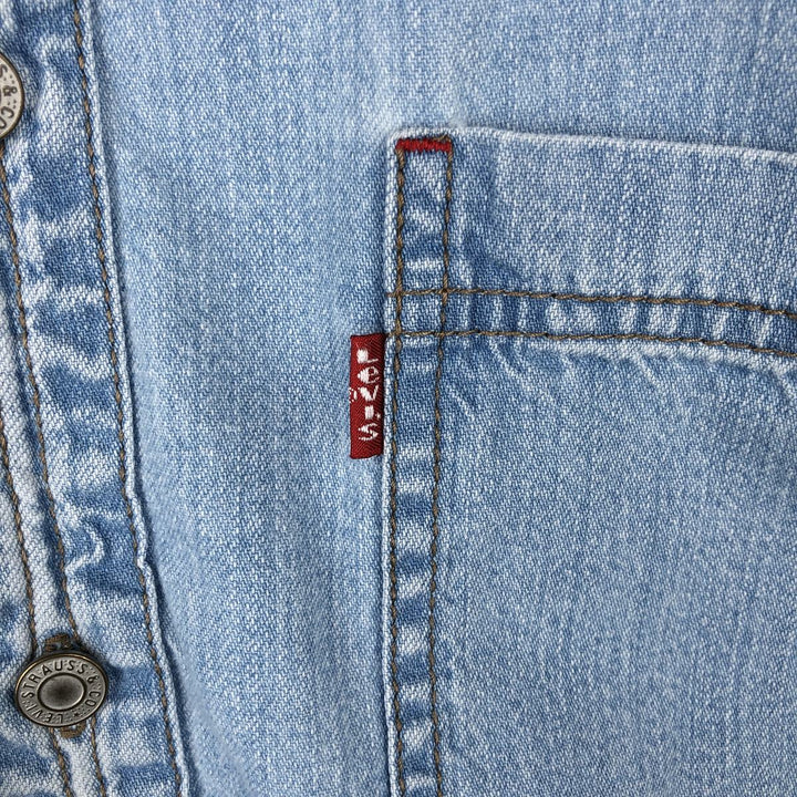 Levi's Red Tab Long Sleeve Denim Shirt, Men's Size L cotton blue type Vintage Second Hand