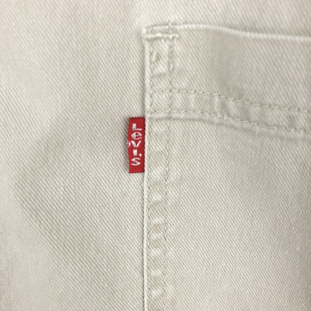 Levi's Red Tab Long Sleeve Denim Shirt, Men's Size L cotton Beige type Vintage Second Hand