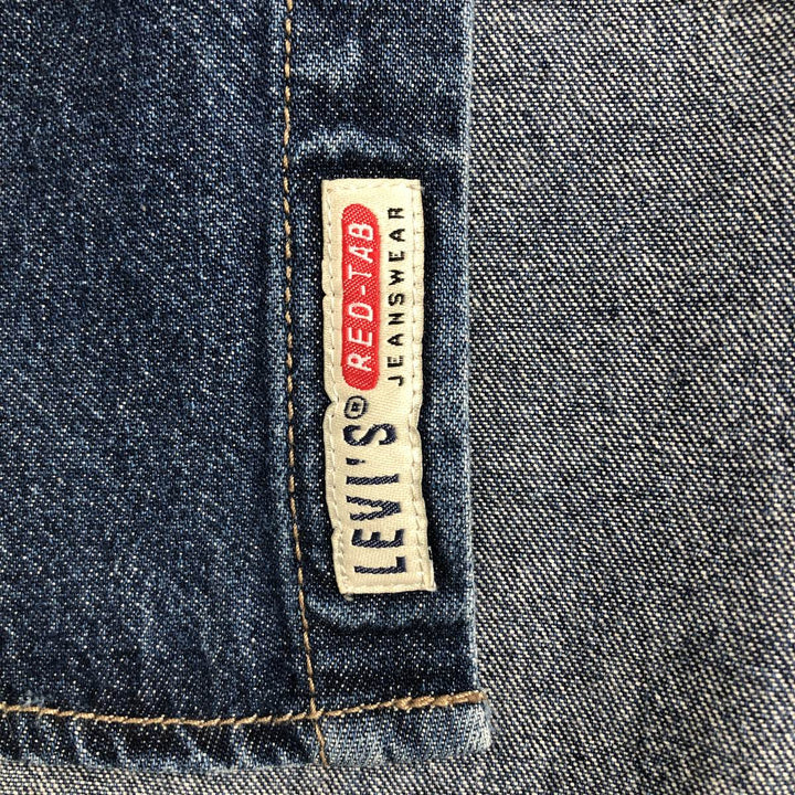 Levi's Red Tab Long Sleeve Denim Shirt, Men's Size L cotton blue type Vintage Second Hand