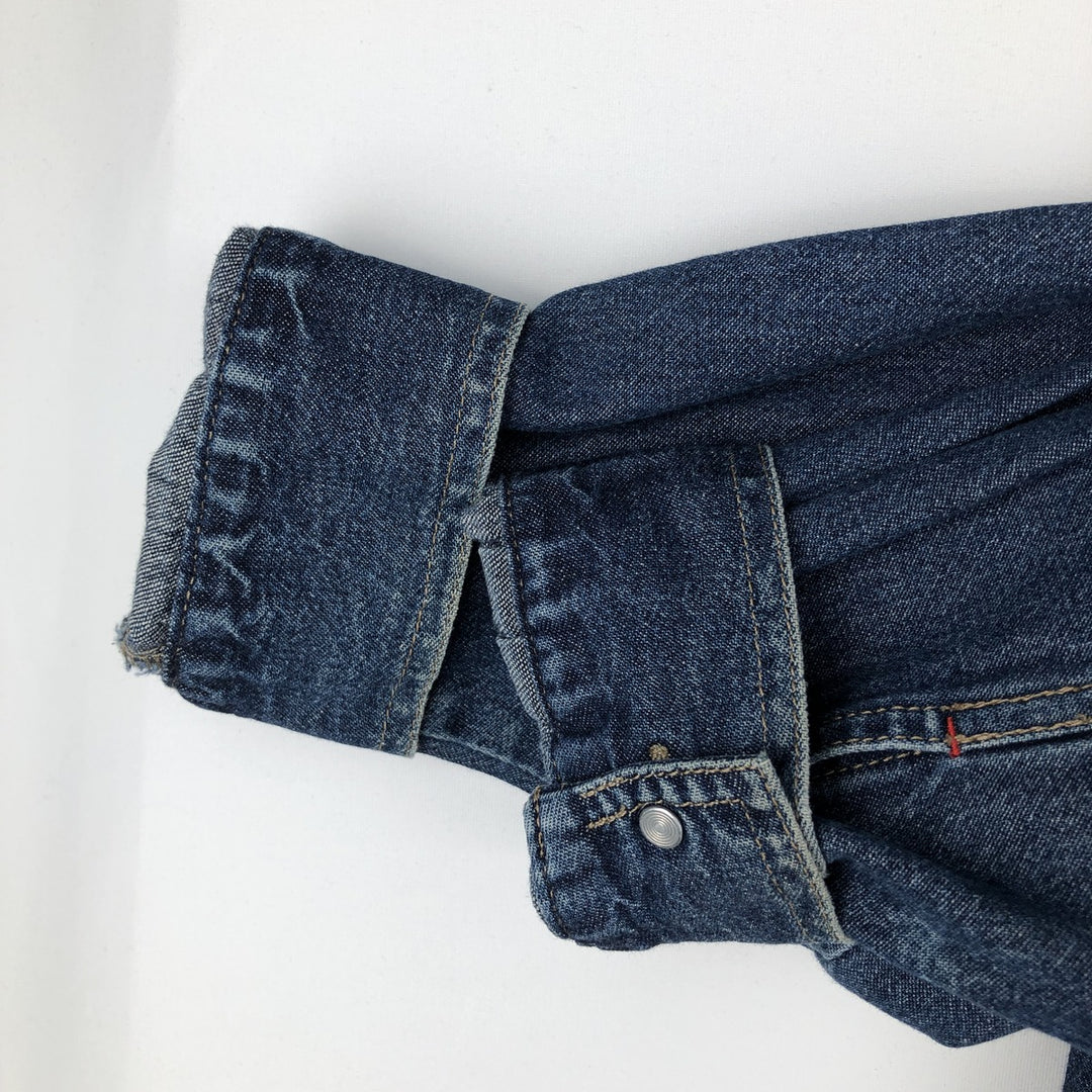 Levi's Red Tab Long Sleeve Denim Shirt, Men's Size L cotton blue type Vintage Second Hand