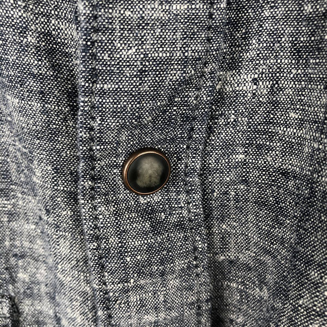 Patagonia 53330FA21 Long-Sleeve Western Shirt, Men's Size L (approx.) Hemp navy blue type Vintage Second Hand