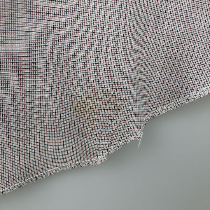 70s-80'S H BAR C Check Pattern Long-Sleeve Western Shirt, Made in USA, Men's Size L (approx.) unclear pink type Vintage Second Hand