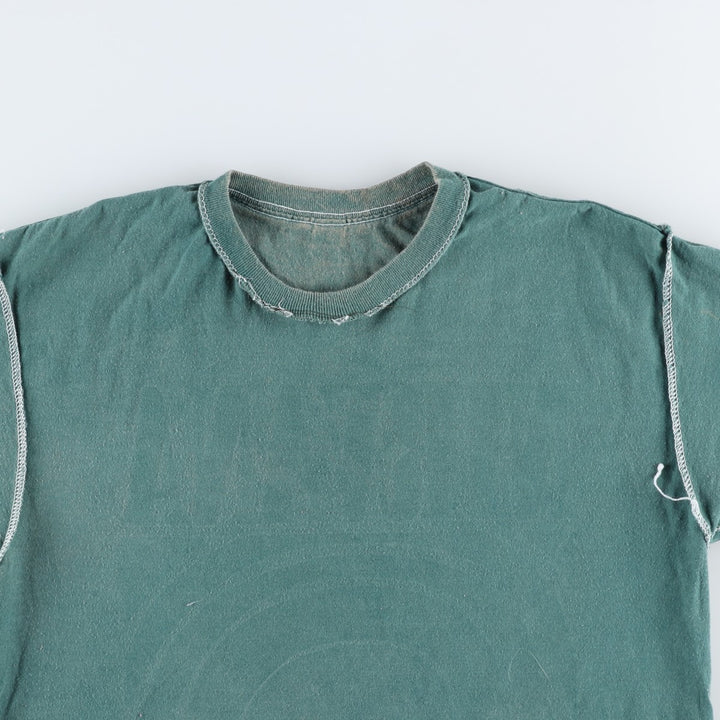 NIRVANA Print Band T-Shirt, Made in Dominican Republic, Size M (Men's M equivalent), Crew Neck, Short Sleeve, Rock cotton green type Vintage Second Hand