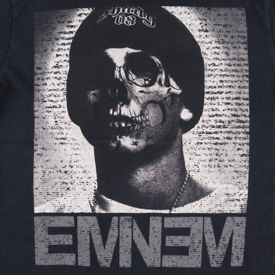 EMINEM Rap T-shirt, Men's S size cotton black type Vintage Second Hand