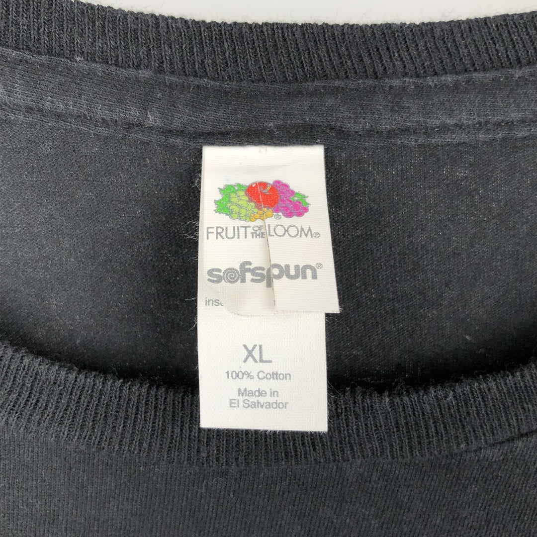 Fruit of the Loom Post Malone Band T-shirt, Men's Size XL (approx.) cotton black type Vintage Second Hand