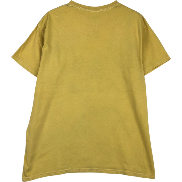 NIRVANA Nirvana Band T-shirt, Band T, Men's M size cotton yellow type Vintage Second Hand