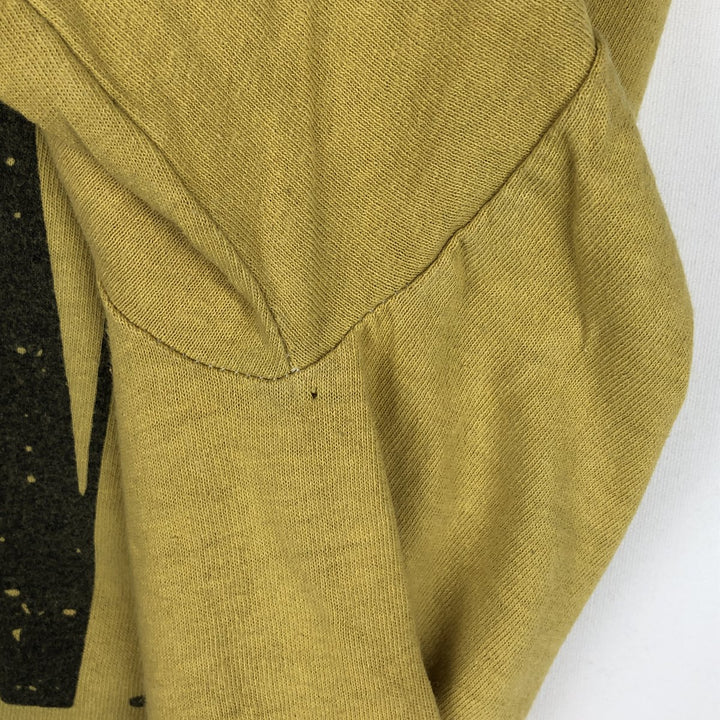 NIRVANA Nirvana Band T-shirt, Band T, Men's M size cotton yellow type Vintage Second Hand