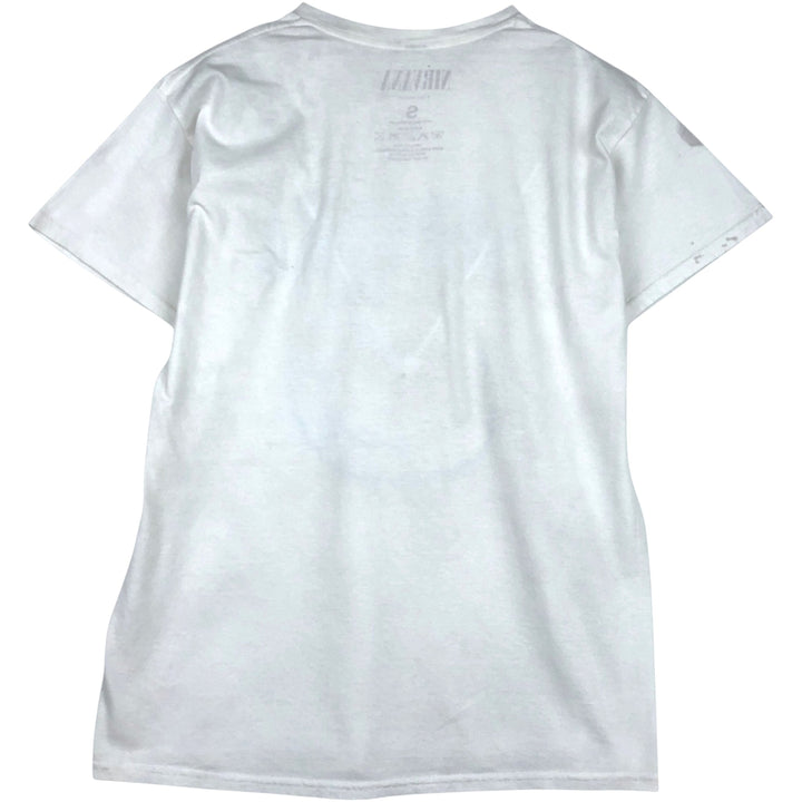 NIRVANA band t-shirt, made in the UK, men's size S equivalent. cotton white type Vintage Second Hand