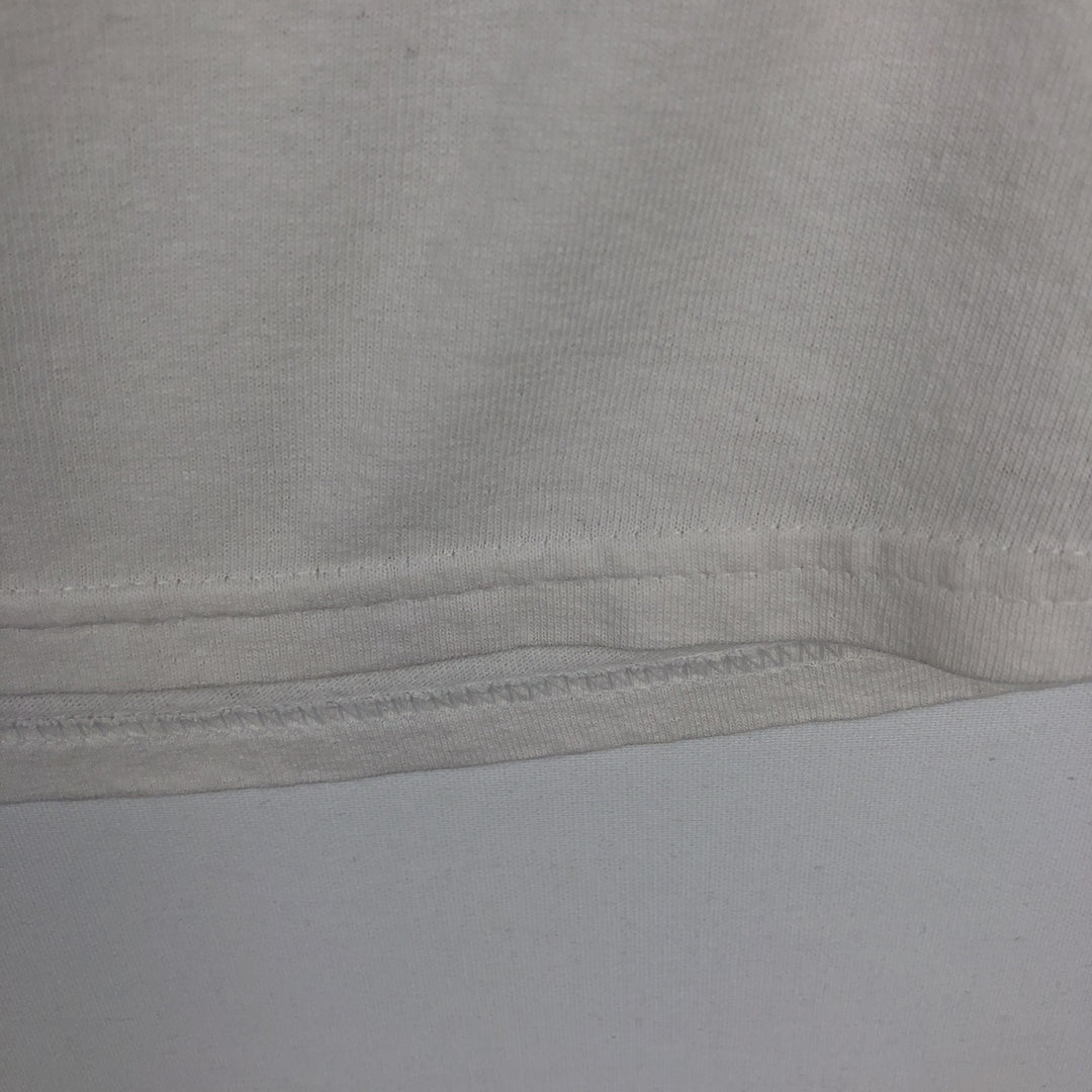 NIRVANA band t-shirt, made in the UK, men's size S equivalent. cotton white type Vintage Second Hand