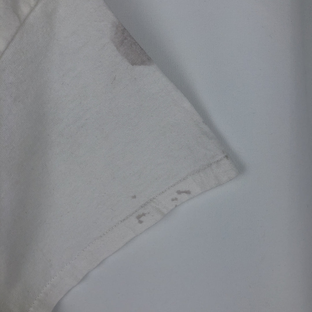 NIRVANA band t-shirt, made in the UK, men's size S equivalent. cotton white type Vintage Second Hand