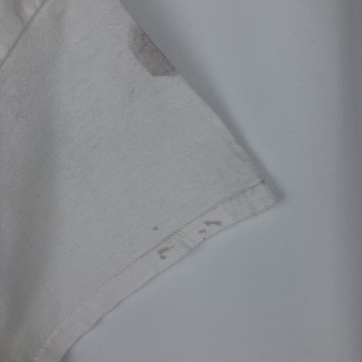 NIRVANA band t-shirt, made in the UK, men's size S equivalent. cotton white type Vintage Second Hand