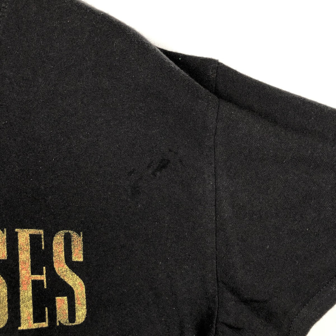GUNS N' ROSES Guns N' Roses Band T-Shirt Band Tee Men's XL cotton black type Vintage Second Hand