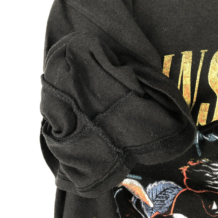 GUNS N' ROSES Guns N' Roses Band T-Shirt Band Tee Men's XL cotton black type Vintage Second Hand