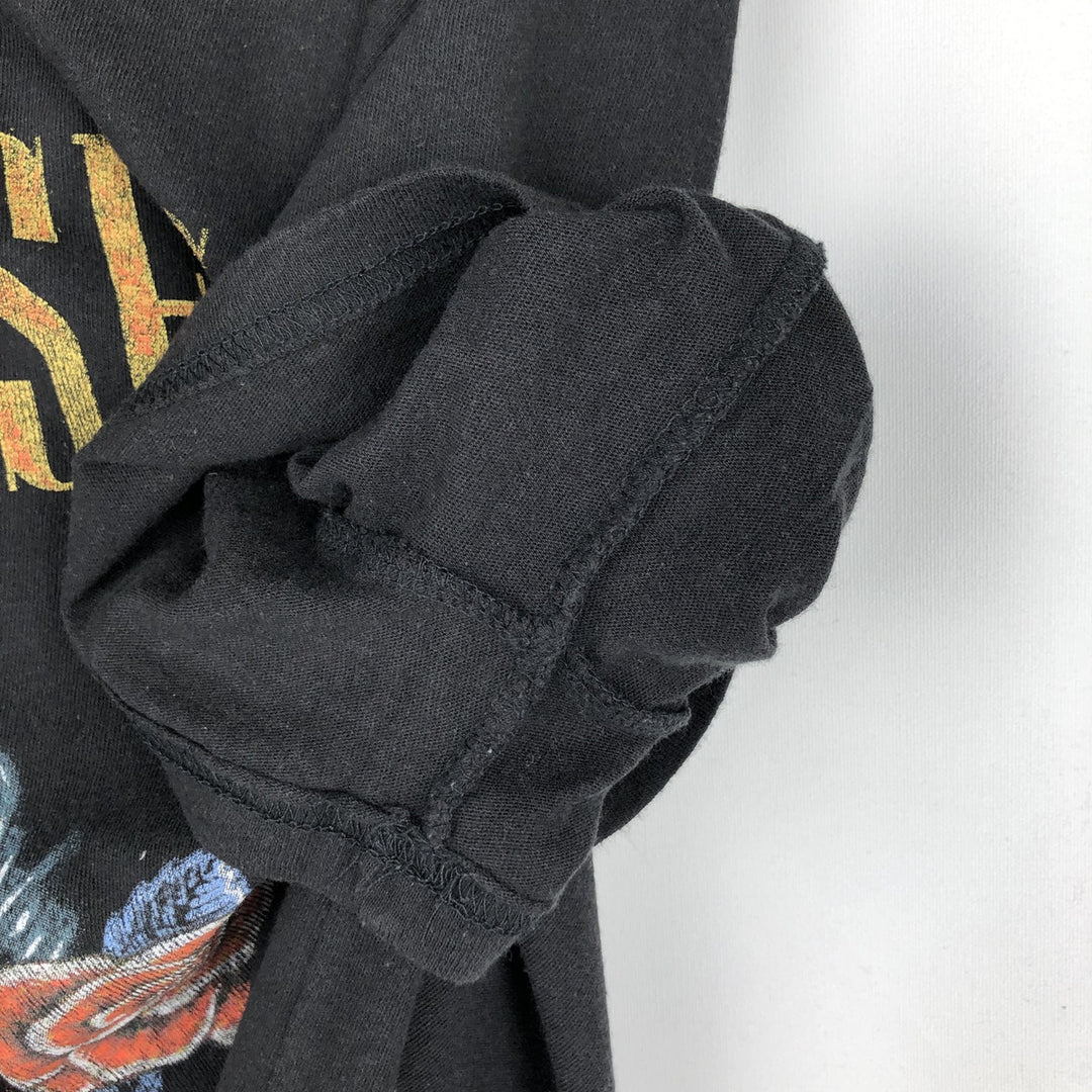 GUNS N' ROSES Guns N' Roses Band T-Shirt Band Tee Men's XL cotton black type Vintage Second Hand