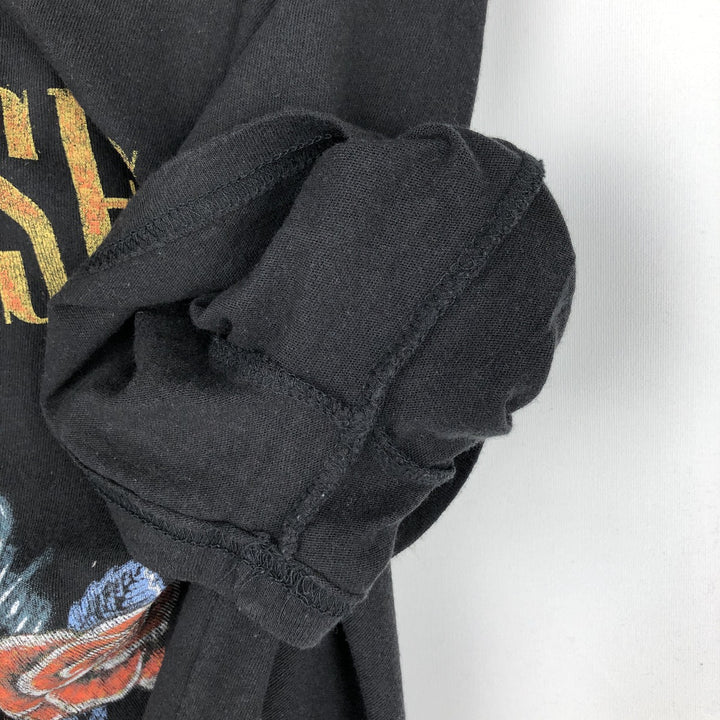 GUNS N' ROSES Guns N' Roses Band T-Shirt Band Tee Men's XL cotton black type Vintage Second Hand
