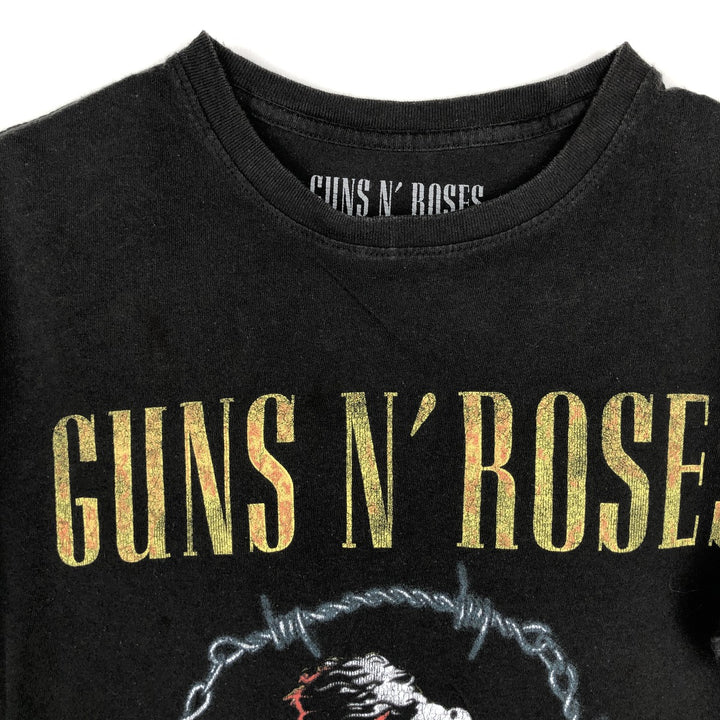 GUNS N' ROSES Guns N' Roses Band T-shirt Band T Men's S size cotton black type Vintage Second Hand