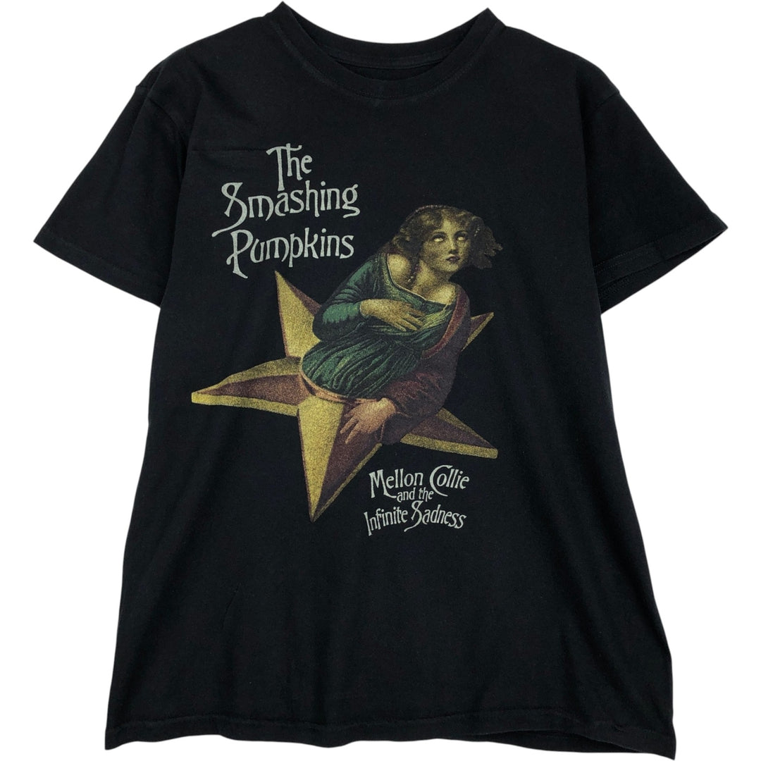 THE SMASHING PUMPKINS Smashing Pumpkins Band T-shirt Band T Men's M equivalent cotton black type Vintage Second Hand
